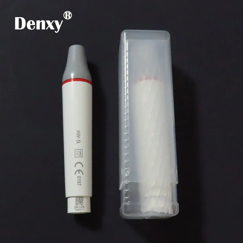 Denxy 초음파 피에조 전기 내장 스케일러, 치과 유닛 치아 미백 청소용, LED 또는 LED 없음, 고품질 N2, 1 세트