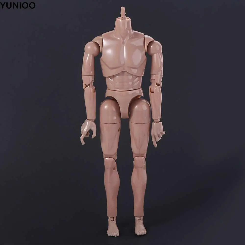 1/6 دمية ذكر عمل الشكل دمية الصلبة المنقولة صوتها عارية BJD دمى العضلات الجسم استبدال 1/6 ذكر نموذج دمية #1