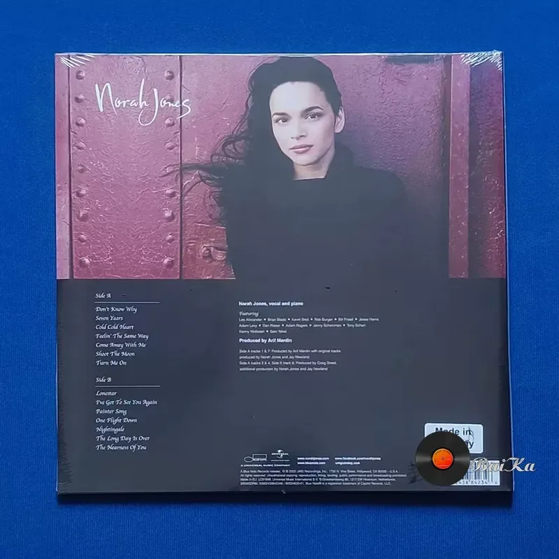 Norah Jones Come Away with Me 20th Anniversary LP Record for Vinyl Player - view 2