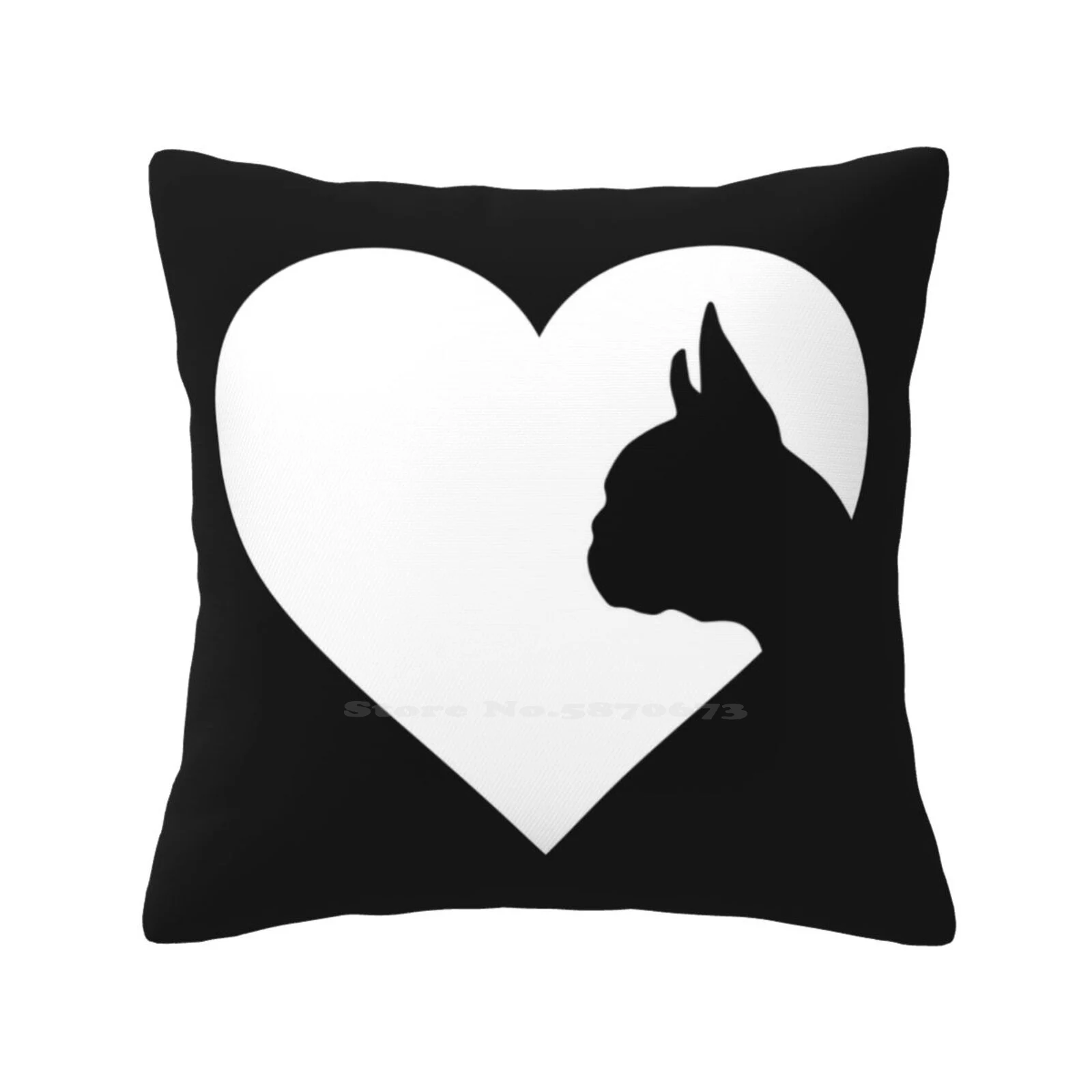 

The Heart Of The Boston Terrier Lover Pillow Cover Hug Pillowcase Funny Boston Terrier Mom Breed Boston Terrier Mom Boston