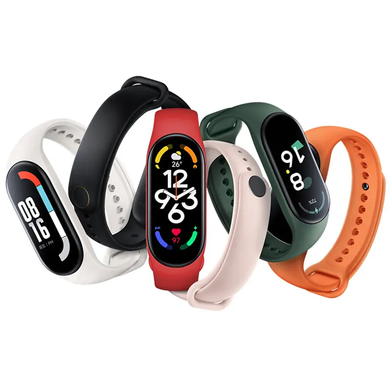 Watch Strap For Xiaomi Mi Band 7 Bracelet Smartwatch Silicone Wrist For Xiaomi Mi Band 4 5 6 7 NFC Correa Mi Band 6 5 4 3 Strap