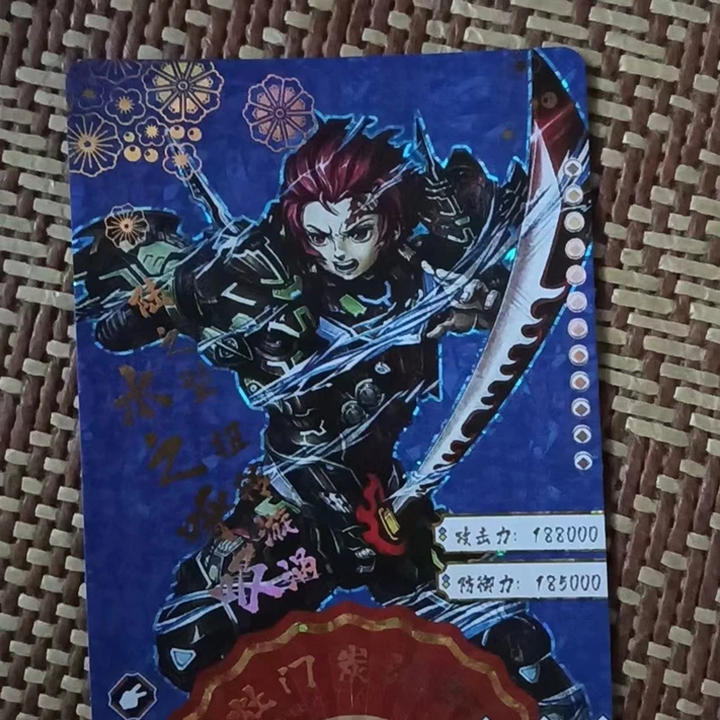 Anime Demon Slayer SSP SP Series Collectible Cards Kochou Shinobu Kochou Shinobu Kamado Tanjirou Christmas Birthday Gifts Toys