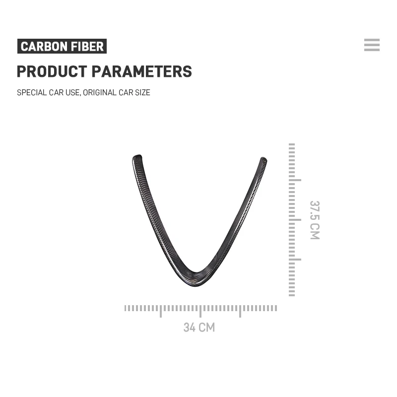 سيارة الجبهة شواء الخامس شكل الديكور غطاء إطاري الكسوة ل ألفا روميو جوليا 2017 2018 2019 ريال ألياف الكربون الخارجي اكسسوارات
