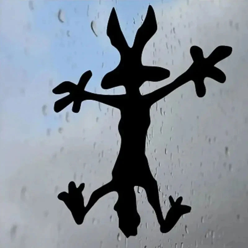 ملصق سيارة ظلية من Coyote ، ملصق فينيل مضحك ، خوذة دراجة نارية ، شاحنة سيارة ، حائط ، كمبيوتر محمول ، كمبيوتر ، نافذة ، CCl