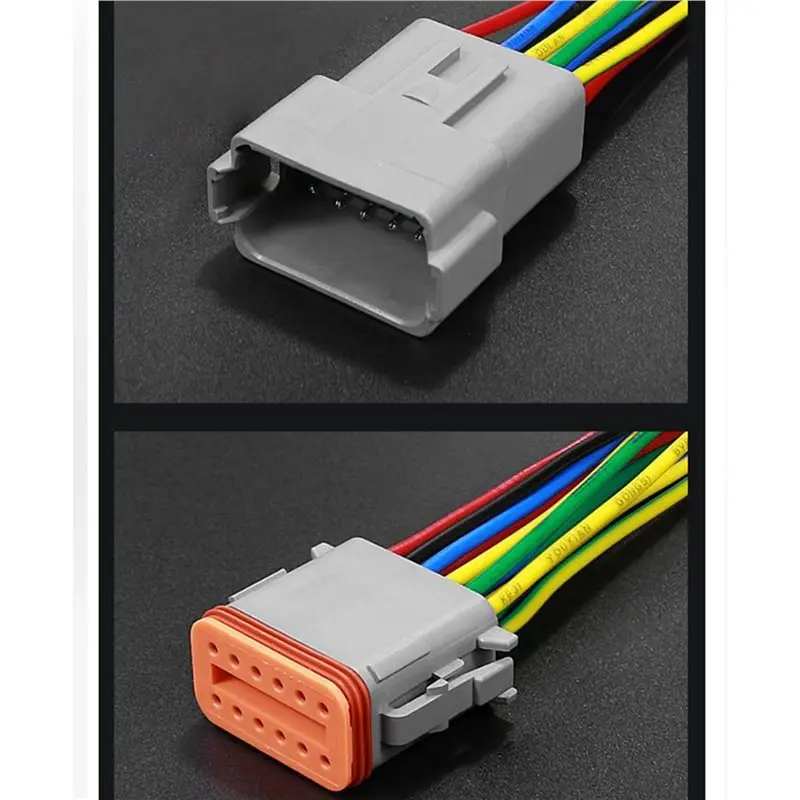 Hot Sale-12 Pin DT Connector DT Wire Connector Male Female DT Connector