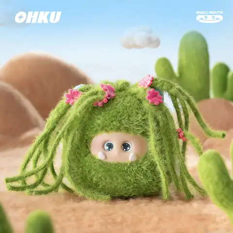 Ohku Giggle Monster Sprout Story Series Plush Blind Box Cute Stuffed Toy Decoration Bag Keychain New Year Surprise Gift For Kids