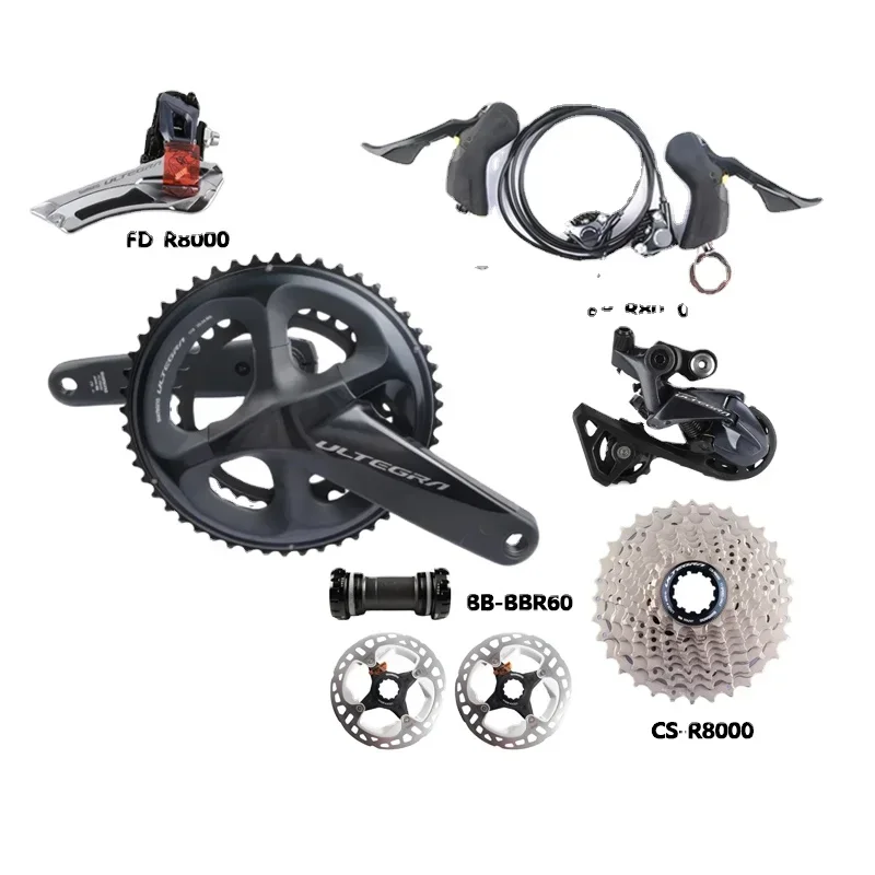 

Комплект R8020 Гидравлический дисковый тормоз 2x11s R8000 Шатуны R8070 Тормозные переключатели Ultegra с дисковыми роторами Группа дорожного велосипеда