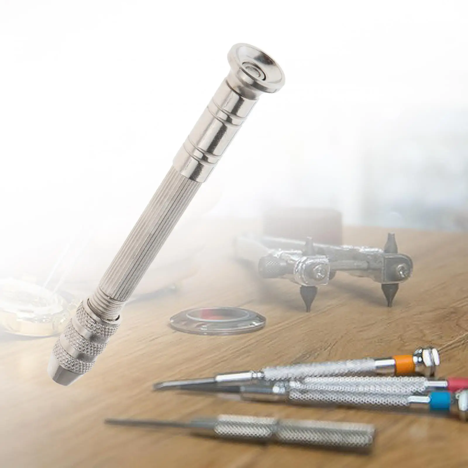 

3.54inch Pin Vise Hand Drill, Mini Twist Hobby Drill,DIY Supplies,Professional,Manual Craft Drill for Wood,Beads