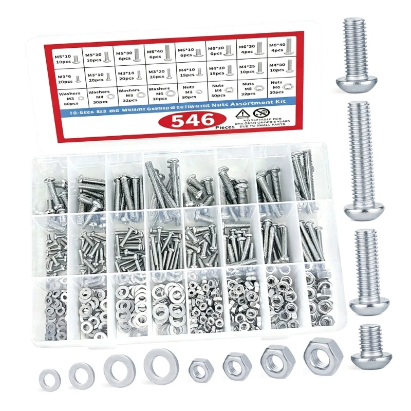  Fastening Parts Collection for Furniture, Equipment, and DIY Use