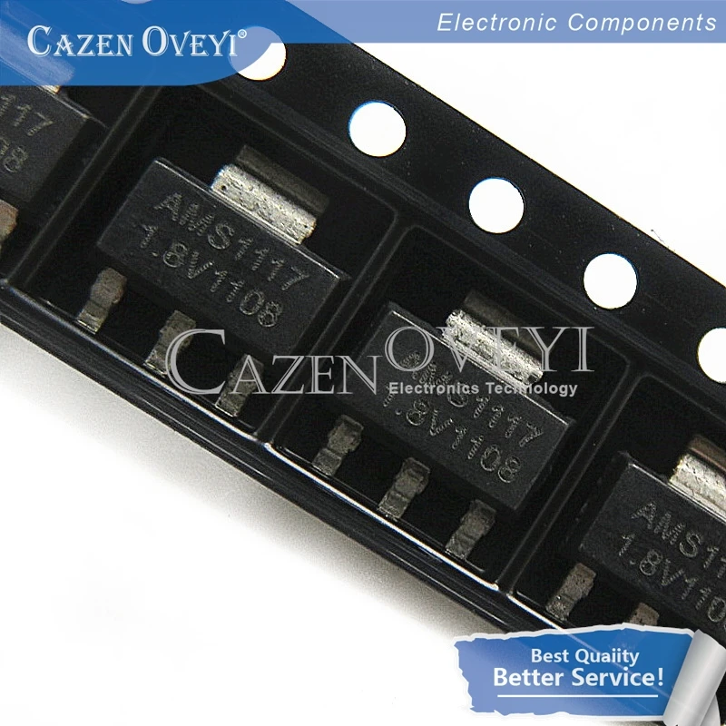 1-5pcs AMS1117-2.5 AMS1117-1.8 BCP56T1G AMS1117-ADJ AMS1117-5.0 AMS1117-3.3 AMS1117-1.2 BCP55 AMS1117-1.5 BCP55 SOT-223
