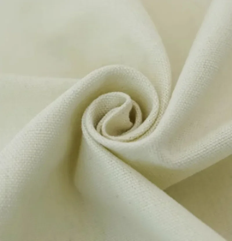 100% Cotton Canvas Fabric By The Meter for Curtain Suitcase Sewing Comfortable and Skin Friendly Cloth Thickened Wear Resistant