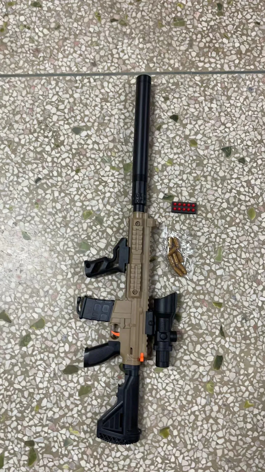 2024 baru M416 cangkang ejeksi lembut pistol peluru AKM senapan Fireable anak laki-laki 98K Sniper senapan simulasi pistol Model senjata api mainan anak-anak