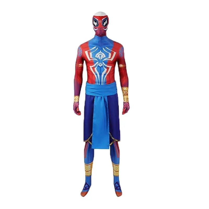 Anime Figure Spider Pavitr Prabhakar Cosplay Costume India Mask Across Verse High Quality Jumpsuit Women Men Halloween Gifts