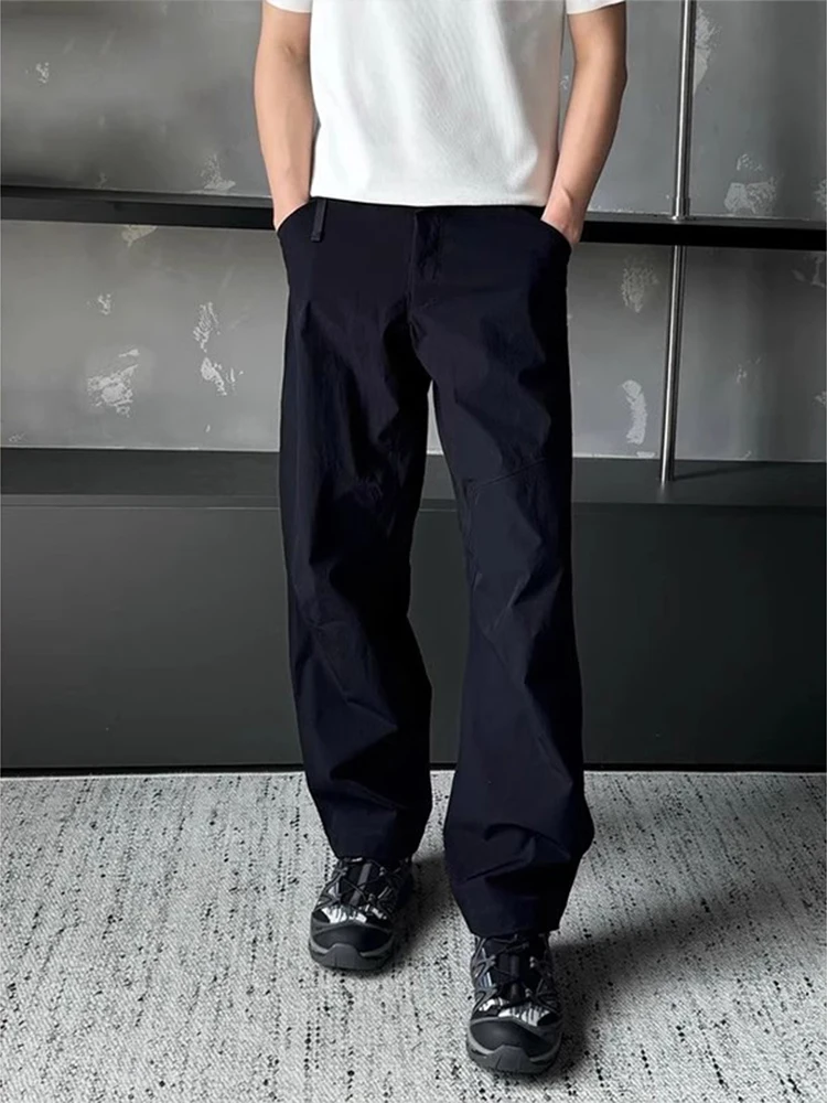 

Мужские брюки Qui Dry с прямыми штанинами, легкие брюки для скалолазания на открытом воздухе, мягкая водонепроницаемая дышащая повседневная рабочая одежда