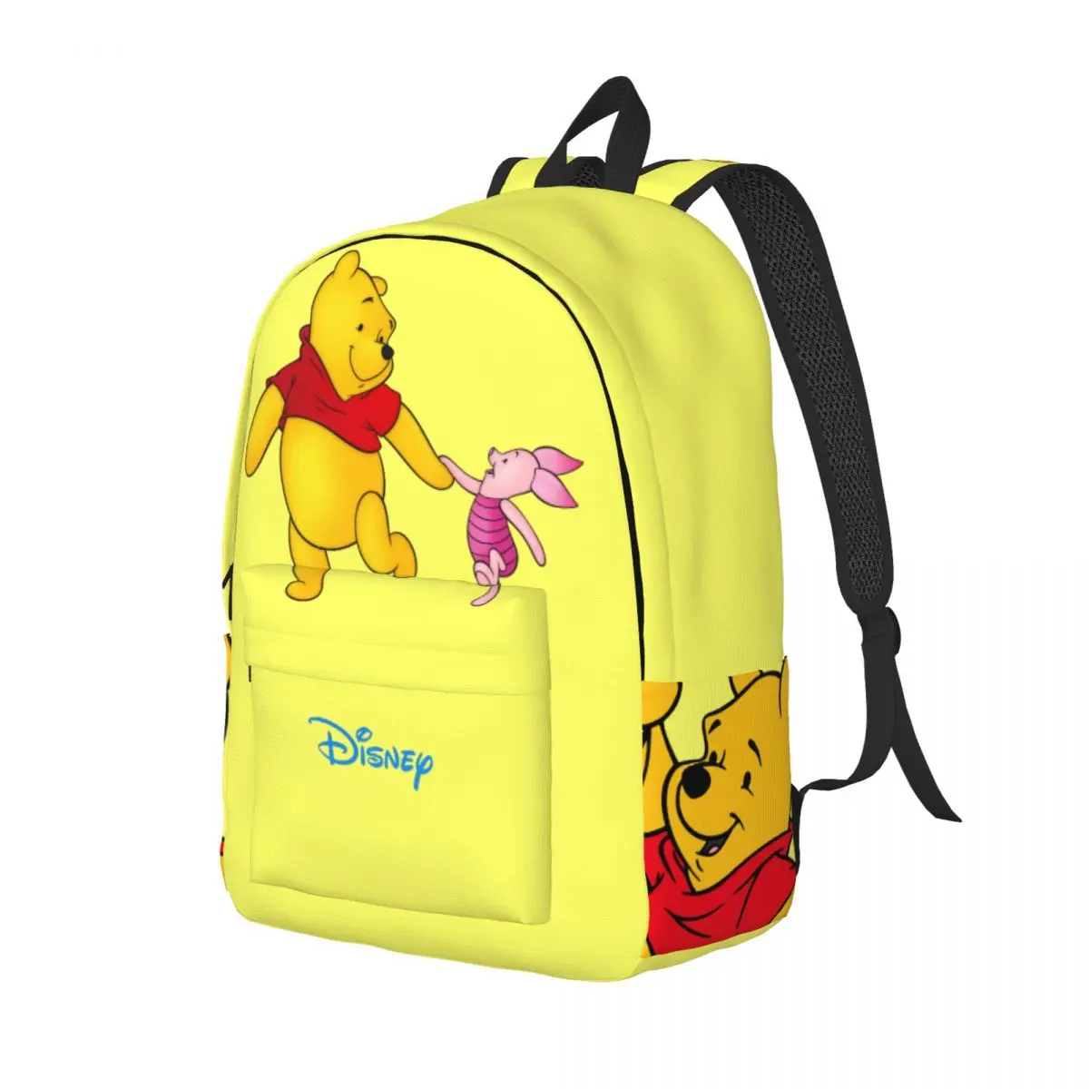 Back To School Gift And Piglet Retro Washable Rucksack Disney Winnie The Pooh Light Children Knapsack Weekend Picnic