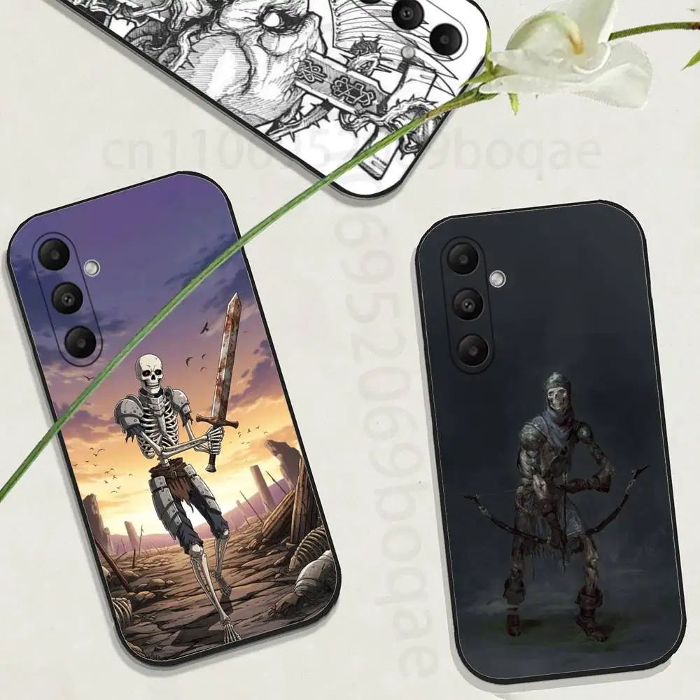 Skeleton Warrior Phone Case for Samsung Galaxy A73,23,53,33,24,72,22,52,32,54,A34 Soft Cover