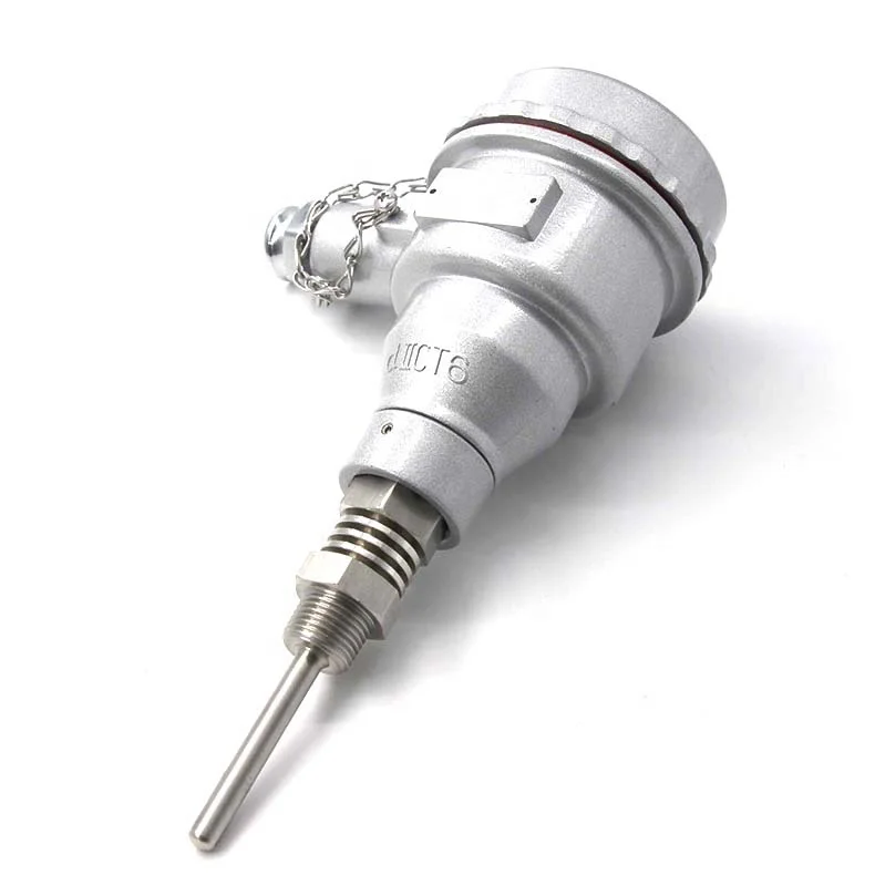 Platinum Thermal Resistance the Pt100 Temperature Sensor with Explosion Connector Box