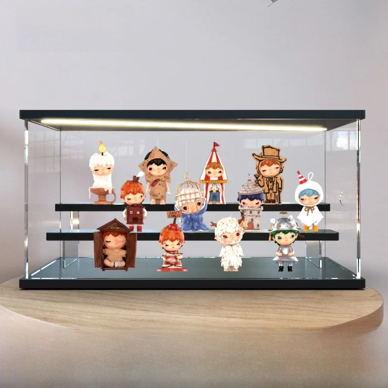 

MART Hirono Protection Series Display Box Scenario owcase Holder Toy Storage Organizer for Figurines Collection Display