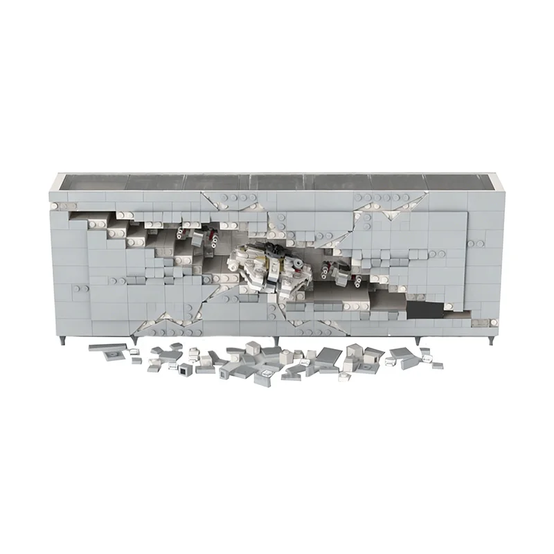 821-teiliges Personalisiertes Weltraum-Spielzeug Micro Diorama: Narrow Rift Konzept Teil I MOC Anpassbares Modulares Bausatz-DIY-Spielzeug Weihnachtsgeschenk