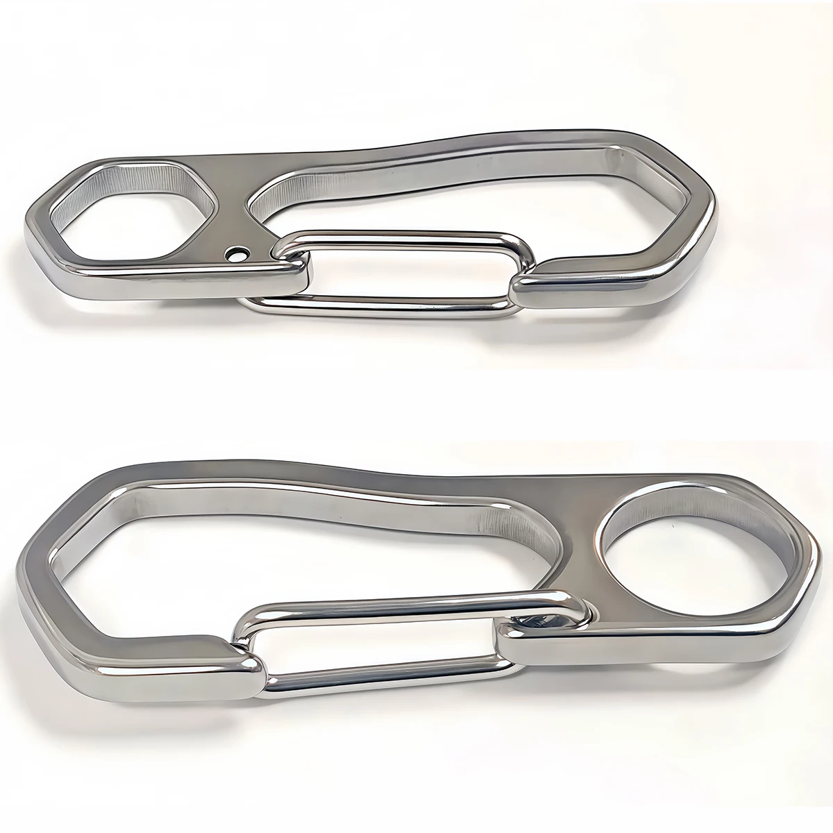 Picture 3: 1-3PCS Stainless Steel Keychain Carabiner Lobster Clasp Buckle Outdoor Camping Spring Snap Hooks Dog Chain Key Chain Tool Clips