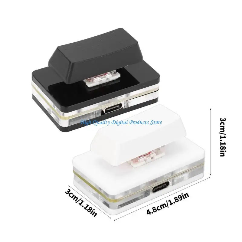 U2JEプログラム可能なキーボードプレッサーシングルキーボードスイッチングゲームマクロキーパッドタイプC