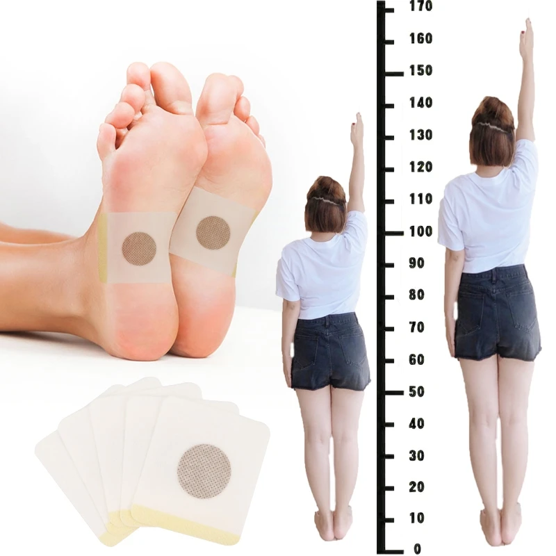 

Grow Taller Foot Patch Height Growth Hormone Enhancer Plaster In Foot Bone Strength Maximizer Supplements for Adults and Teen