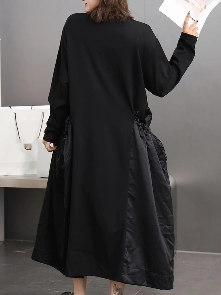 Max LuLu Abiti femminili autunnali di lusso Abito ampio da donna per il tempo libero Vintage elegante abiti classici in cotone Harajuku gotico di