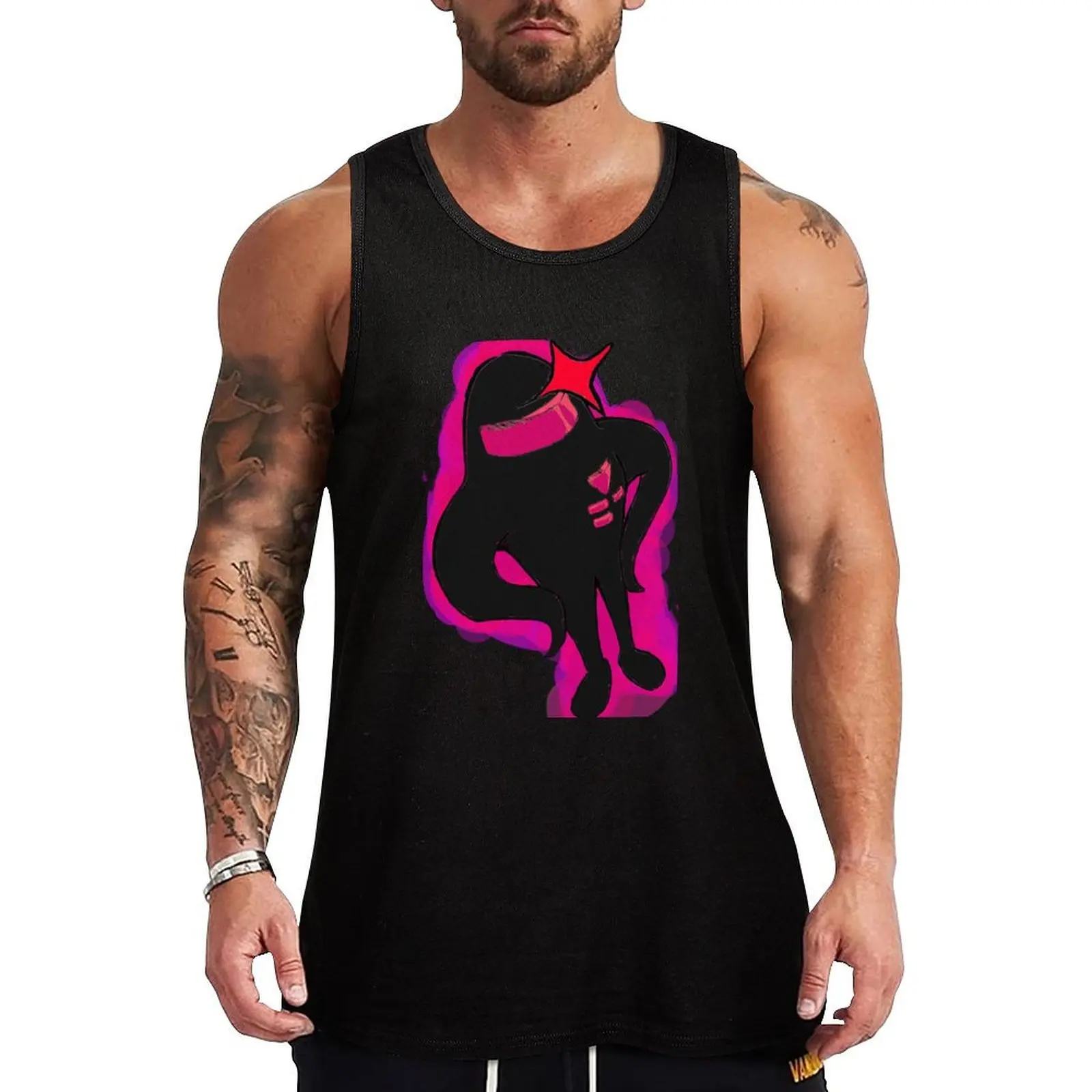 Ghost of Starman Tank Top mens gym clothes Muscle fit