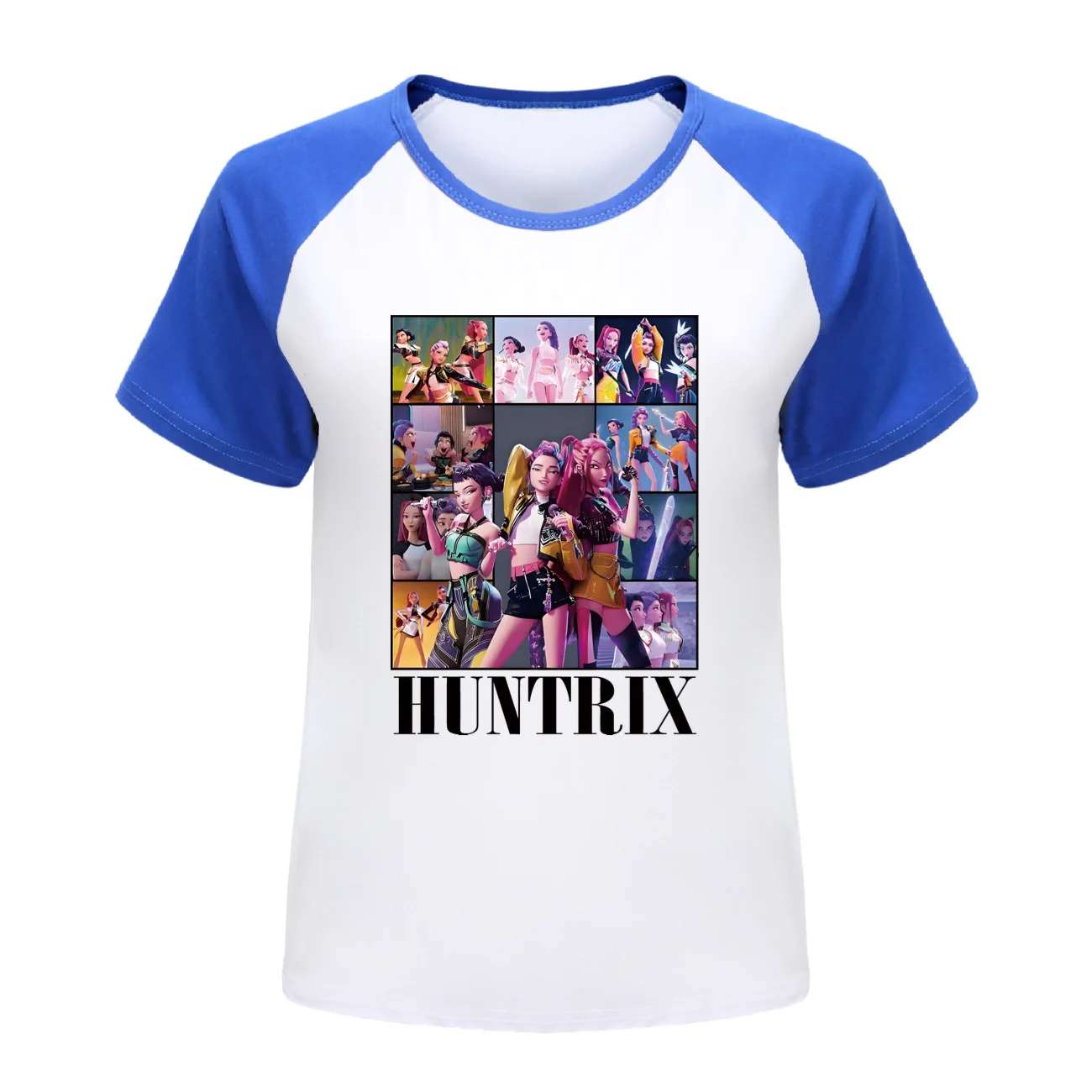 

Летняя детская футболка для девочек, футболка для маленьких мальчиков KPop, топы «Охотники на демонов», футболки для малышей, короткая детская одежда с героями мультфильмов