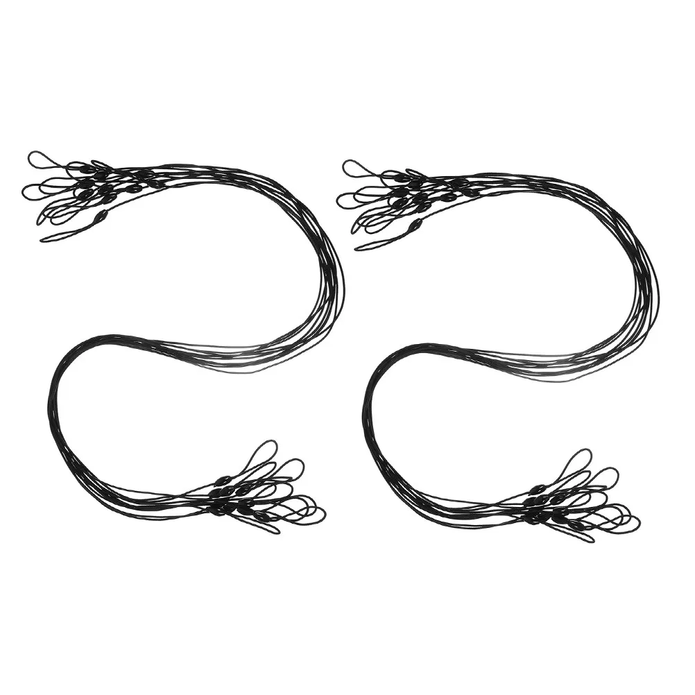 

20 Pcs Plastic Stylus Safety Cables Spring Elastic Pen Leash for Clipboard Lanyard