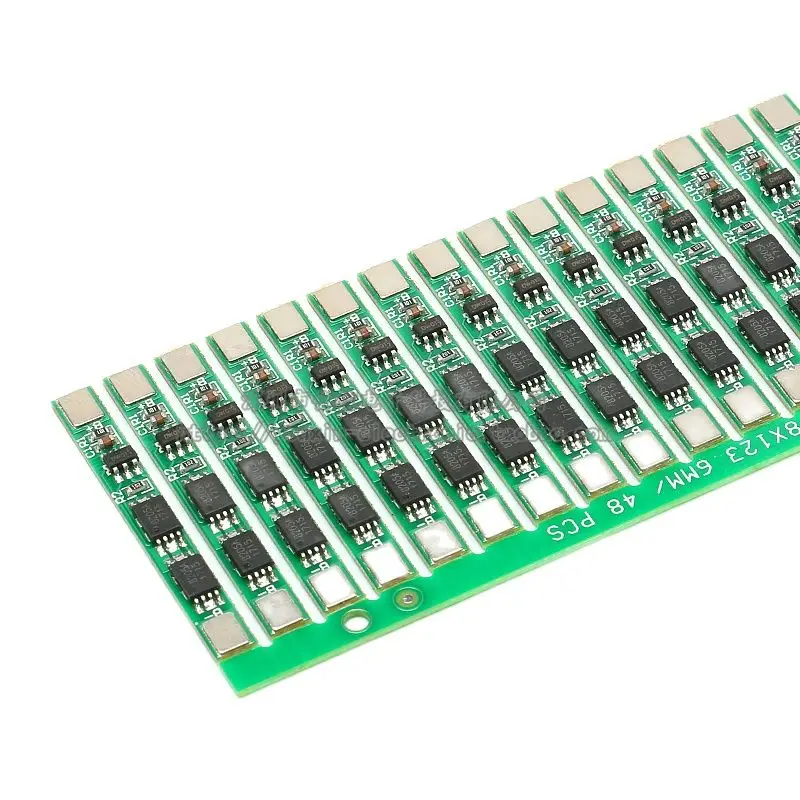 Single 3.7V 18650 Polymer Lithium Battery Protection Board Dual MOS for Battery Safety Control