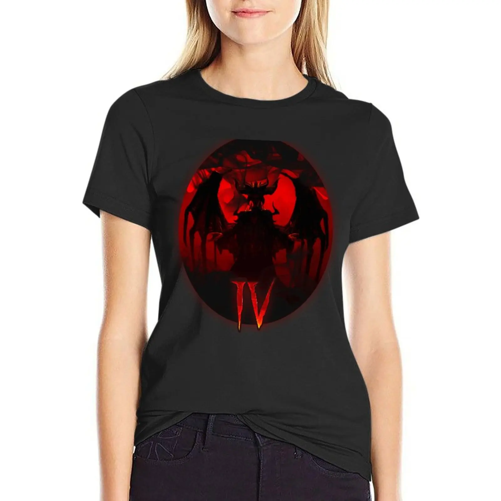 

Lilith is Waiting T-Shirt plus sizes Blouse cotton t shirts Women