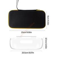 72XA Protective Carrying Case Storage Bag Organizers And TPU Cover For Retroid Pocket 5 Console With Ergonomic Grip Designs