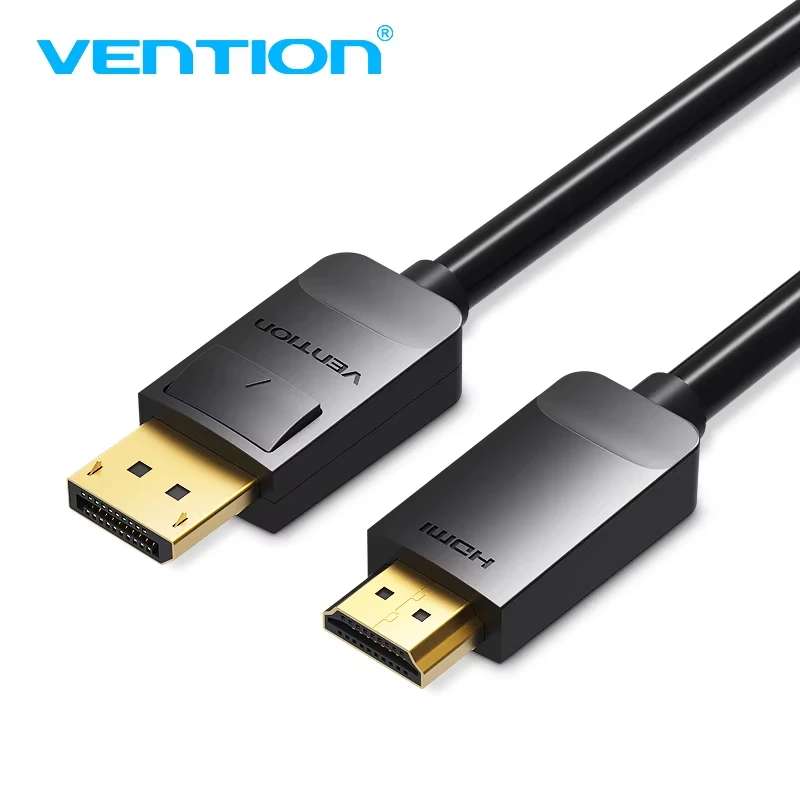 Vention-Adapterkabel, DP-Stecker auf HDMI-Stecker, 1080-Kabel, Adapter, Konverter, Videokabel für PC, Laptop, für Mac Displayport auf HDMI, 3 m