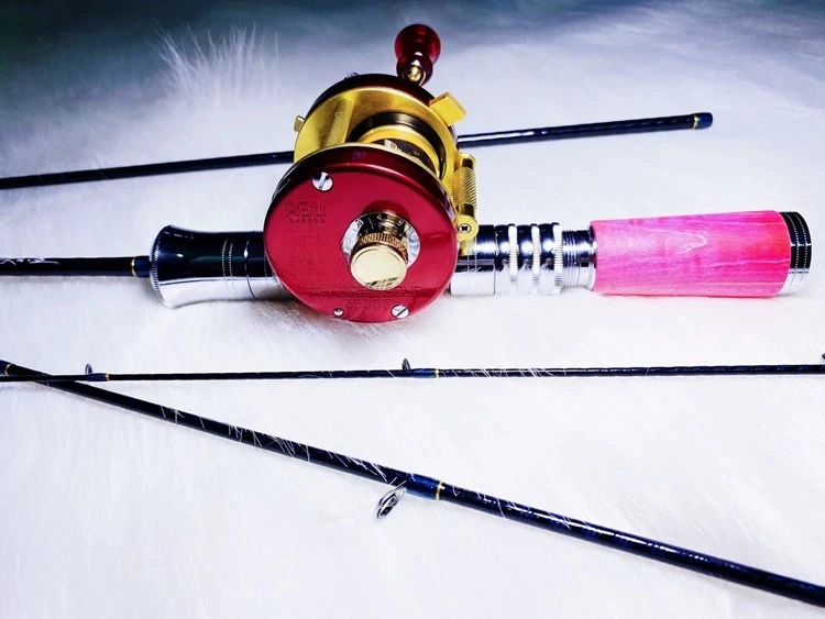 Sections Portable Ultralight Spinning Rod, Mini Casting Trout Rod for Stream Micro Fishing