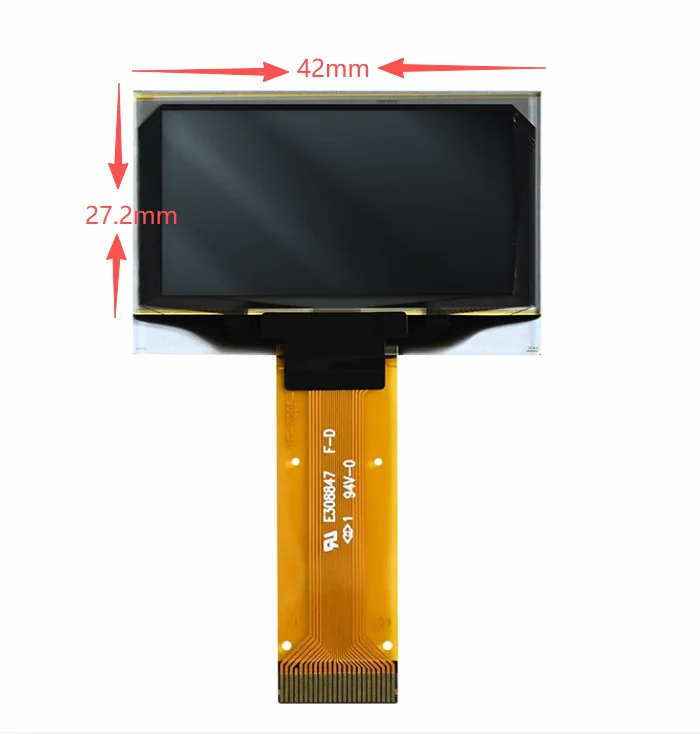 

E308847 F-D original OLED LCD display 42mm * 27.2mm