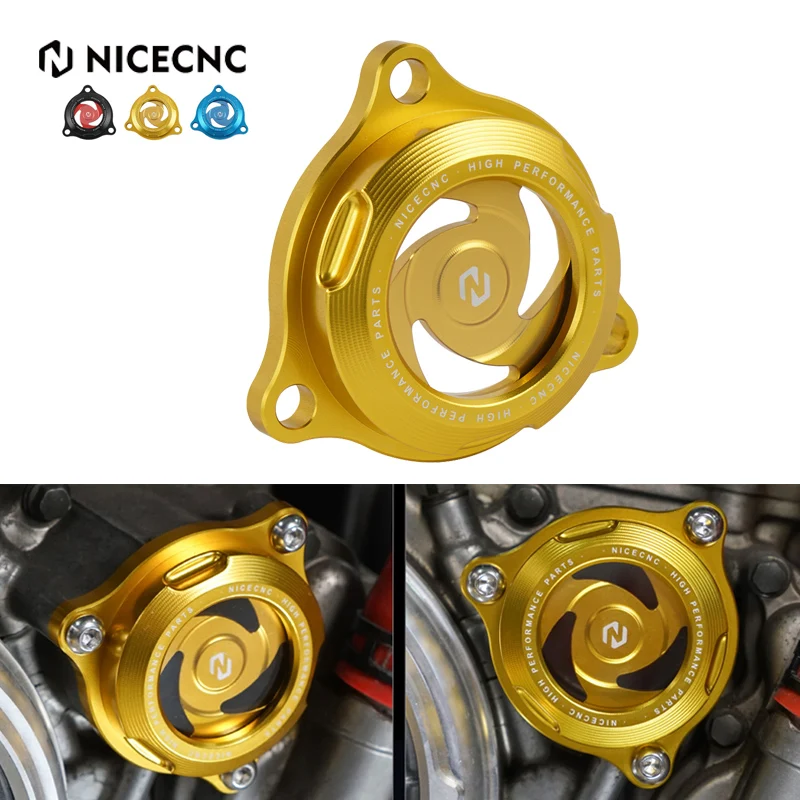 NICECNC Engine Oil Filter Cap Cover Guard Protector For Suzuki DRZ400 DRZ400E DRZ400S DRZ400SM 2000-2022 Motorcycle Accessories