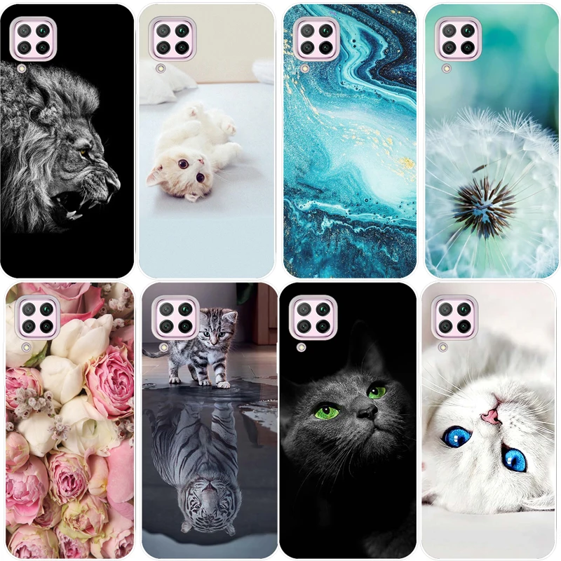 For Huawei P40 Lite Case P40Lite Protective Case Huawei P40 Lite Phone Cover Bumper on P40 Lite Silicone Cover 6.4 inch