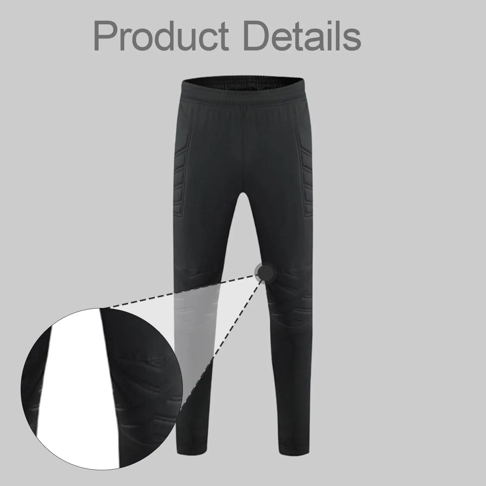 Прочные футбольные воротарские штаны с губчатой подкладкой, дышащее спортивное снаряжение для вратаря на всепогодные