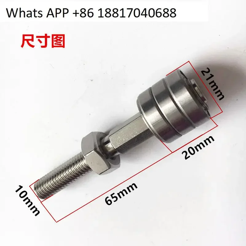 Cold storage side rail guide wheel medium-sized sliding door anti-collision limit guide wheel M12 screw positioning wheel M10HOT