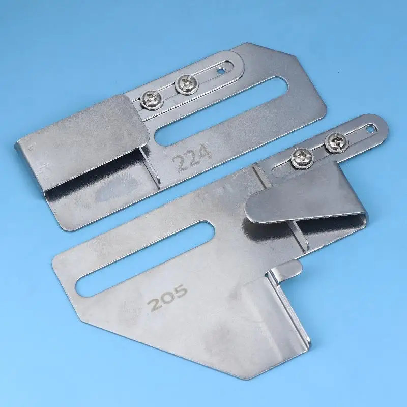 205/224 Adjustable Covering Machine Hem Folder Fabric Guide Hemmer Device Fit Coverstitch Sewing Machine AccessoriesHot Sale