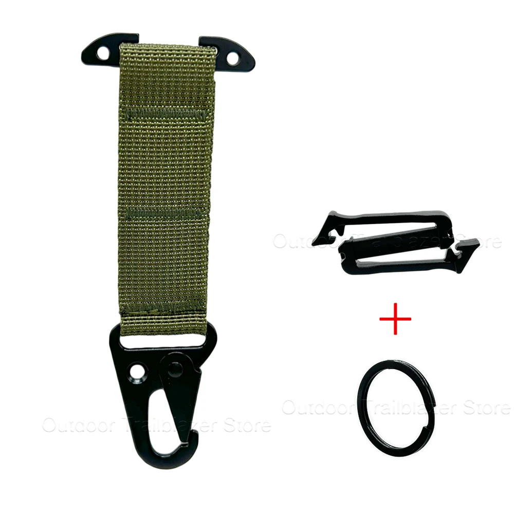 Taktische Clash Haken T-Mount Z-Schnalle Molle Gurtband Clip Olecranon Metall Outdoor Kummerbund Gürtel Jagd Weste Zubehör – Detail 14