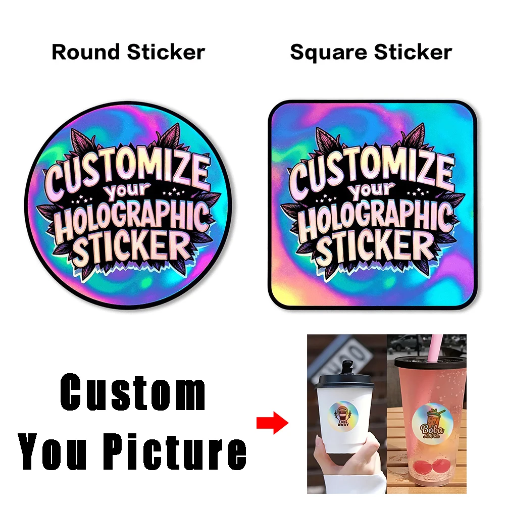 Custom Design Stickers for Any Occasion - Upload Logo/Photo to Create Personalized Decals, Event Decor & Gift Labels