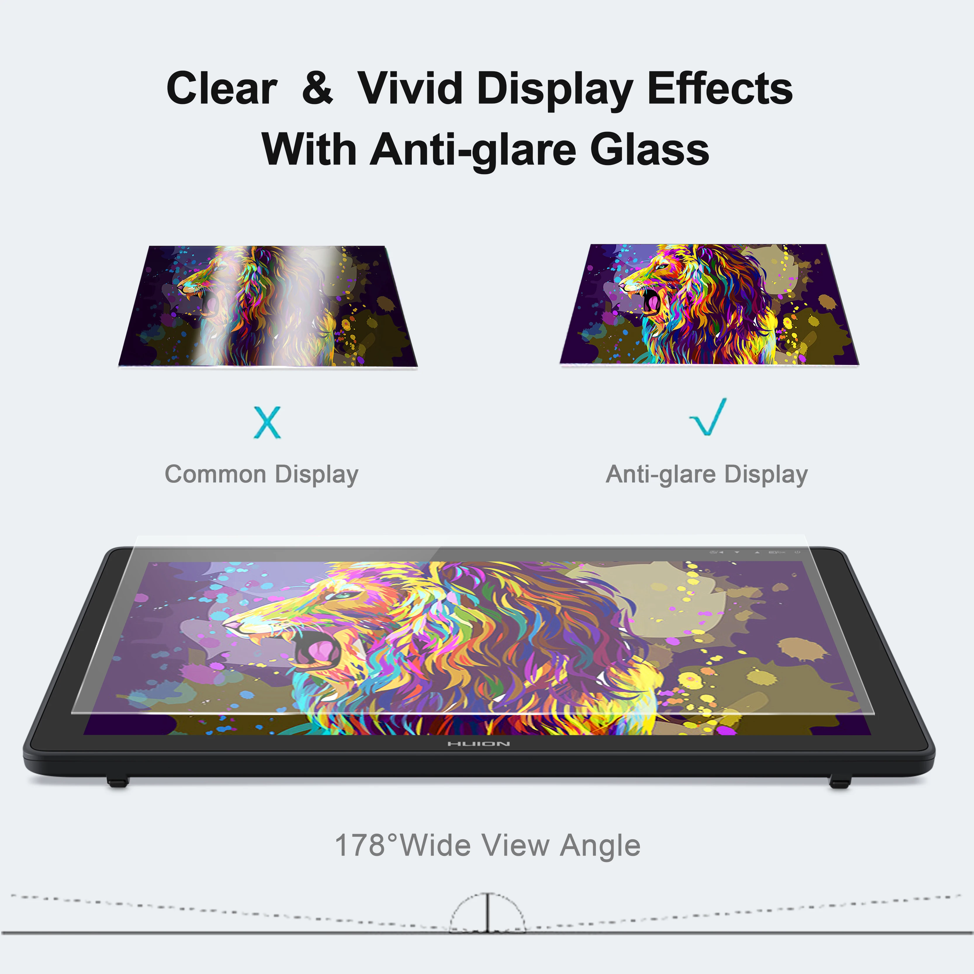 22 Plus 21.5inch 140% SRGB Professional Drawing Monitor Graphic Tablet with Screen for Artist Designer