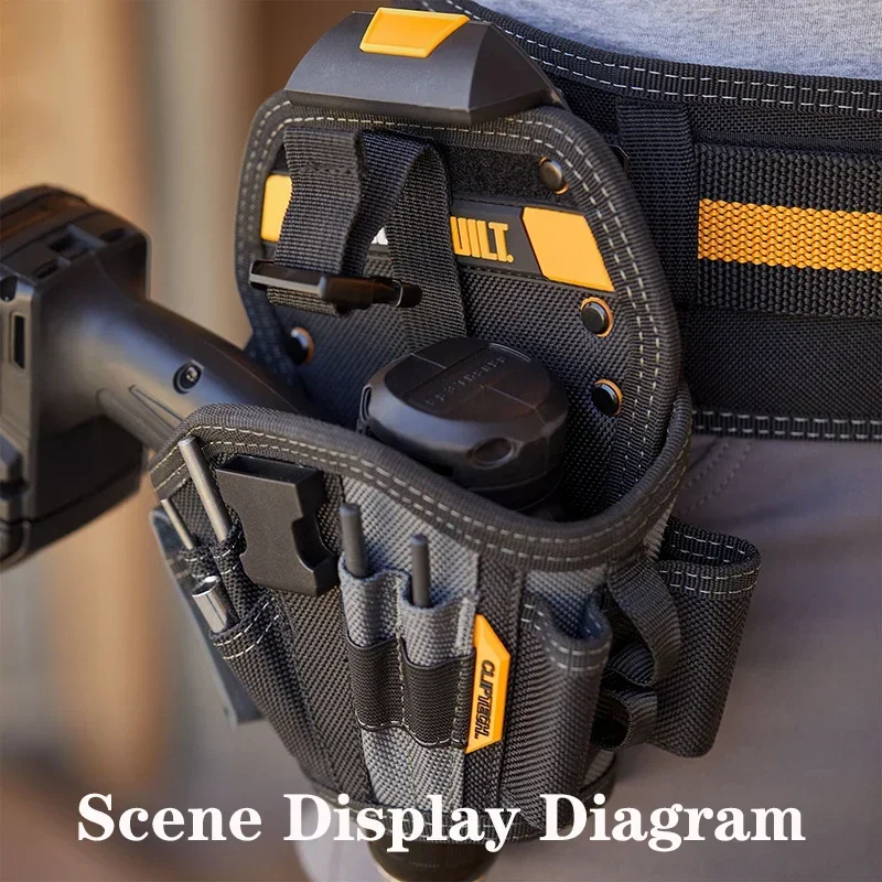 TOUGHBUILT TB-CT-20-LX Professional Electric Drill Belt Bag Durable Portable Storage Toolkit