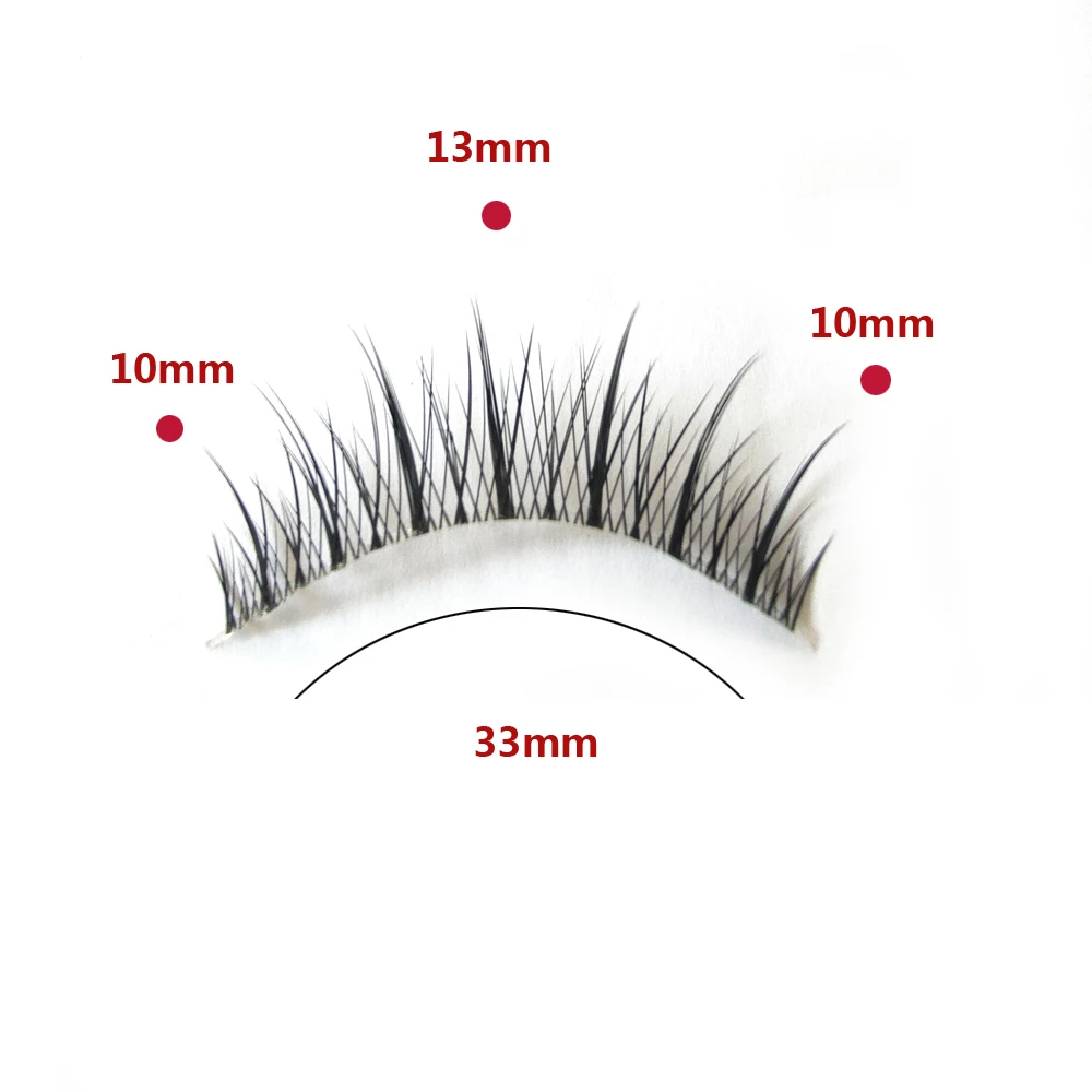 5 pares de maquiagem tailandesa cílios postiços natural olhando fada longo macio cílios banda clara extensão de cílios em quadrinhos