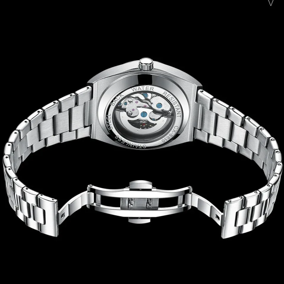 CHENXI 8856 Automatic Movement Mechanical Watches for Men Hollow