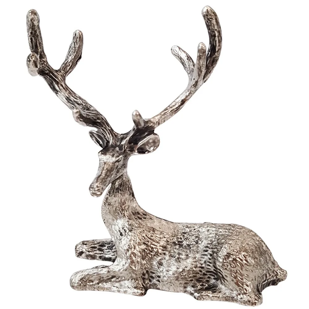 

Carriage Crystal Ball Stand Metal Elk Antler Crystal Ball Base Display Stand Earrings Bracelets Jewelry Tray Decoration