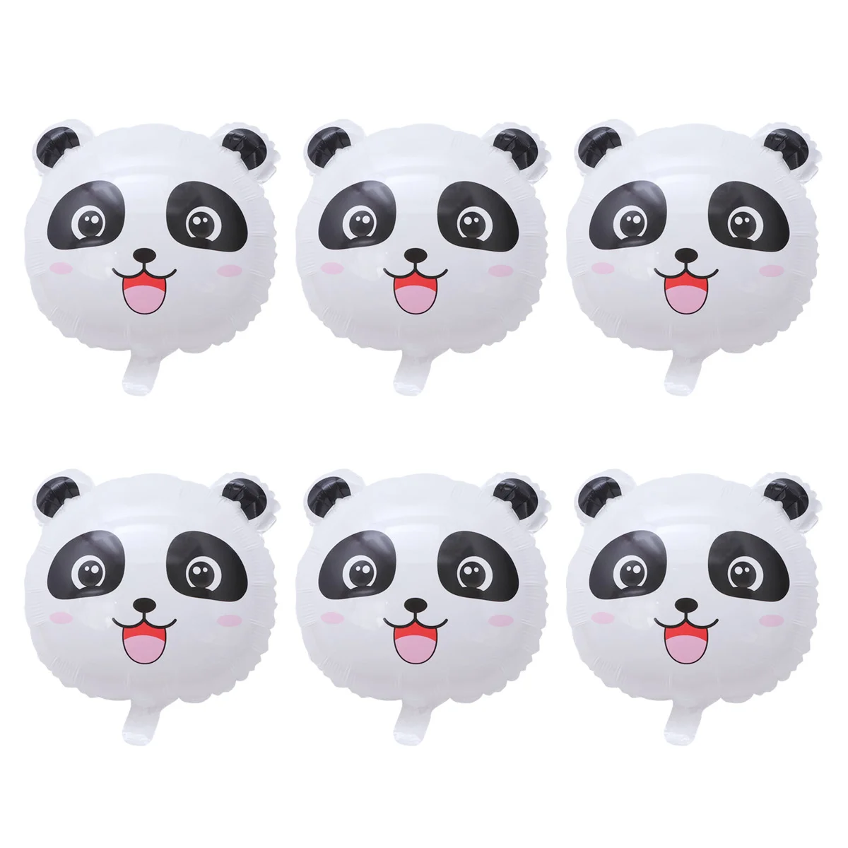 6 Pcs Giant Panda Balloon Pastel Balloons LED Dinosaur Party Birthday Decoration for Girl