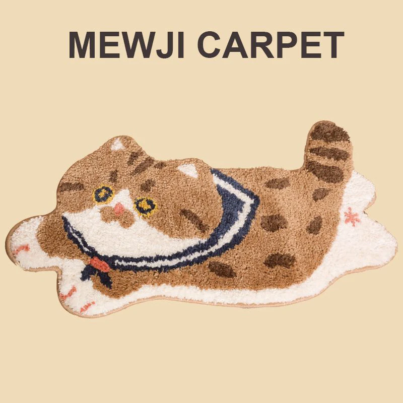 Fashionable Cartoon Cat Bedroom Bedside Carpet Living Room Sofa Coffee Table Long Carpet